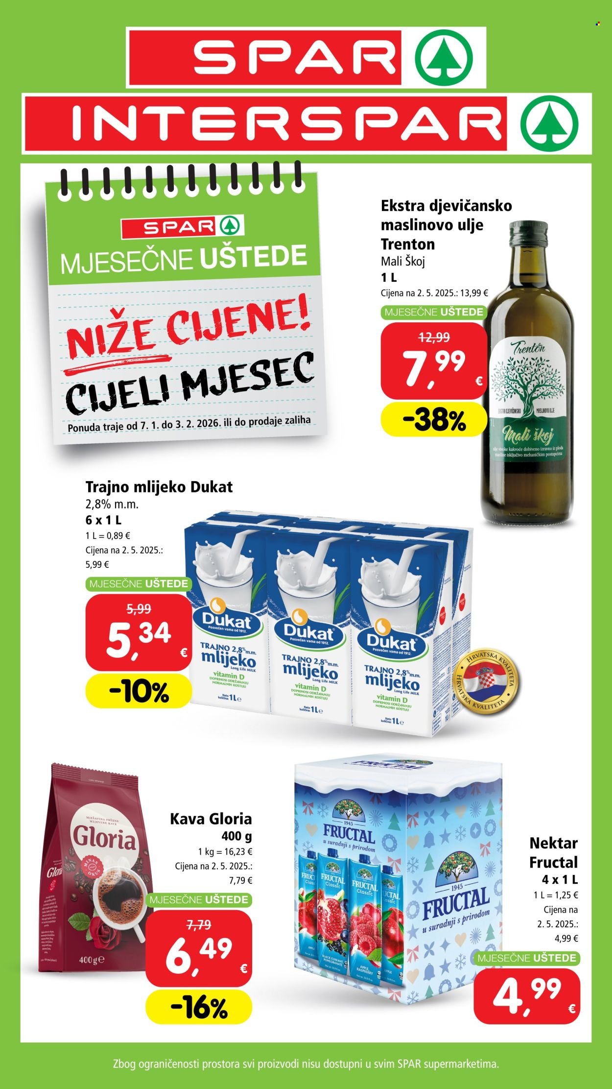 SPAR katalog - Mjesečne uštede