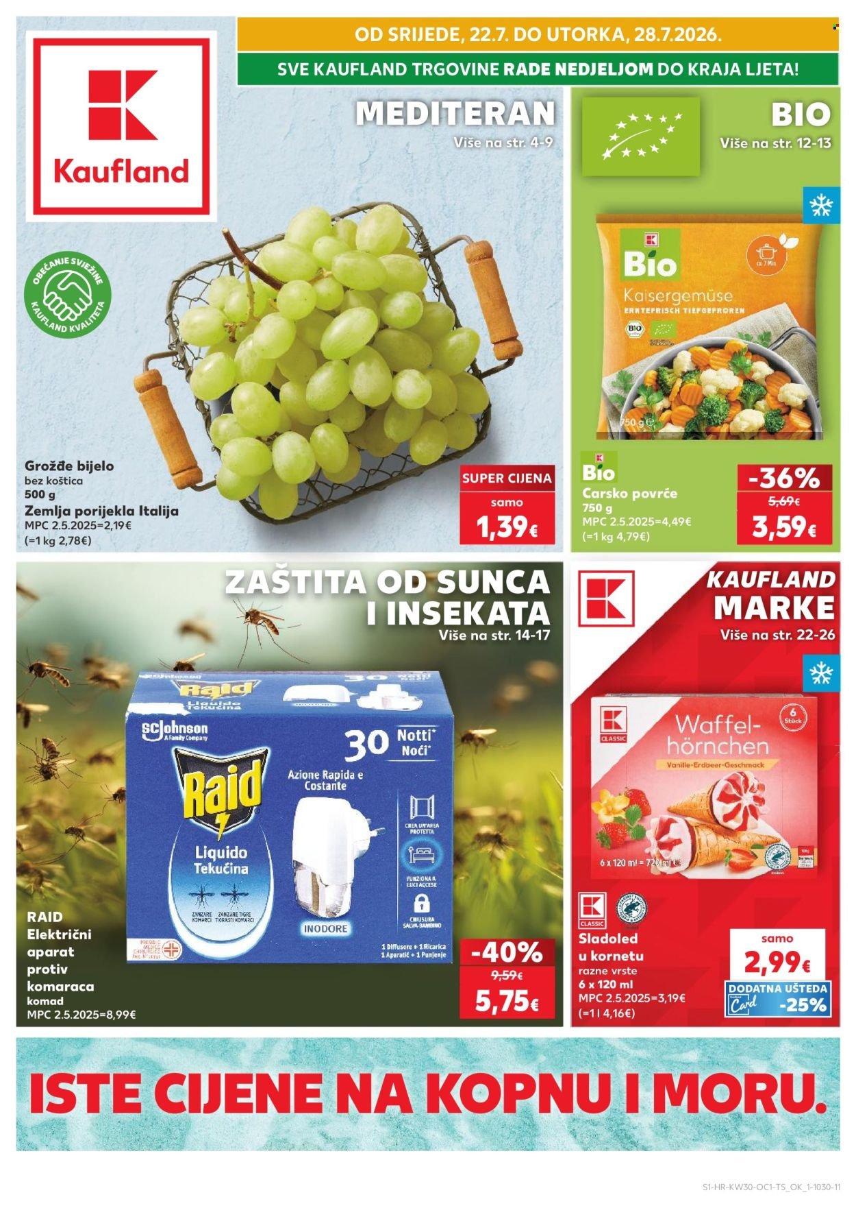KAUFLAND katalog - Od srijede 22.07.2026.