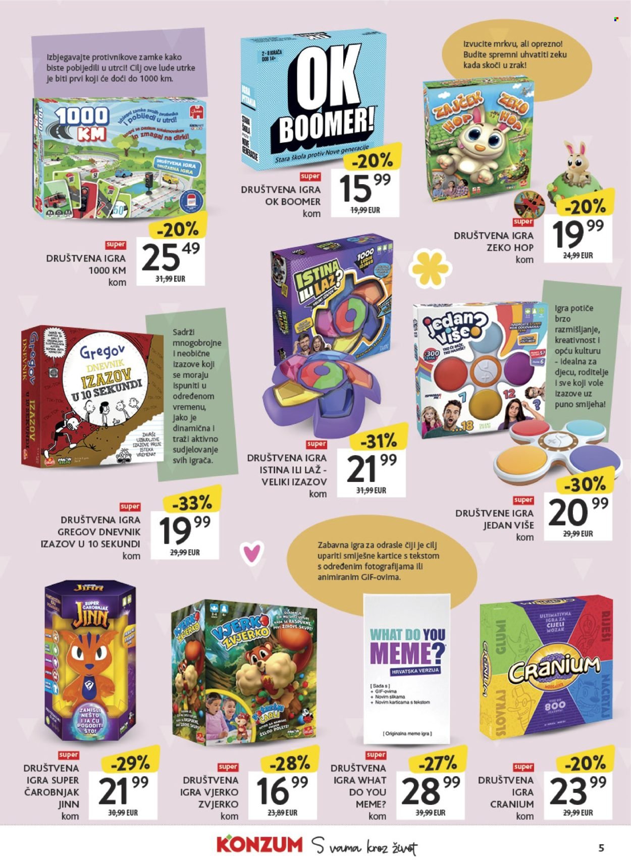 KONZUM katalog - Katalog igračaka