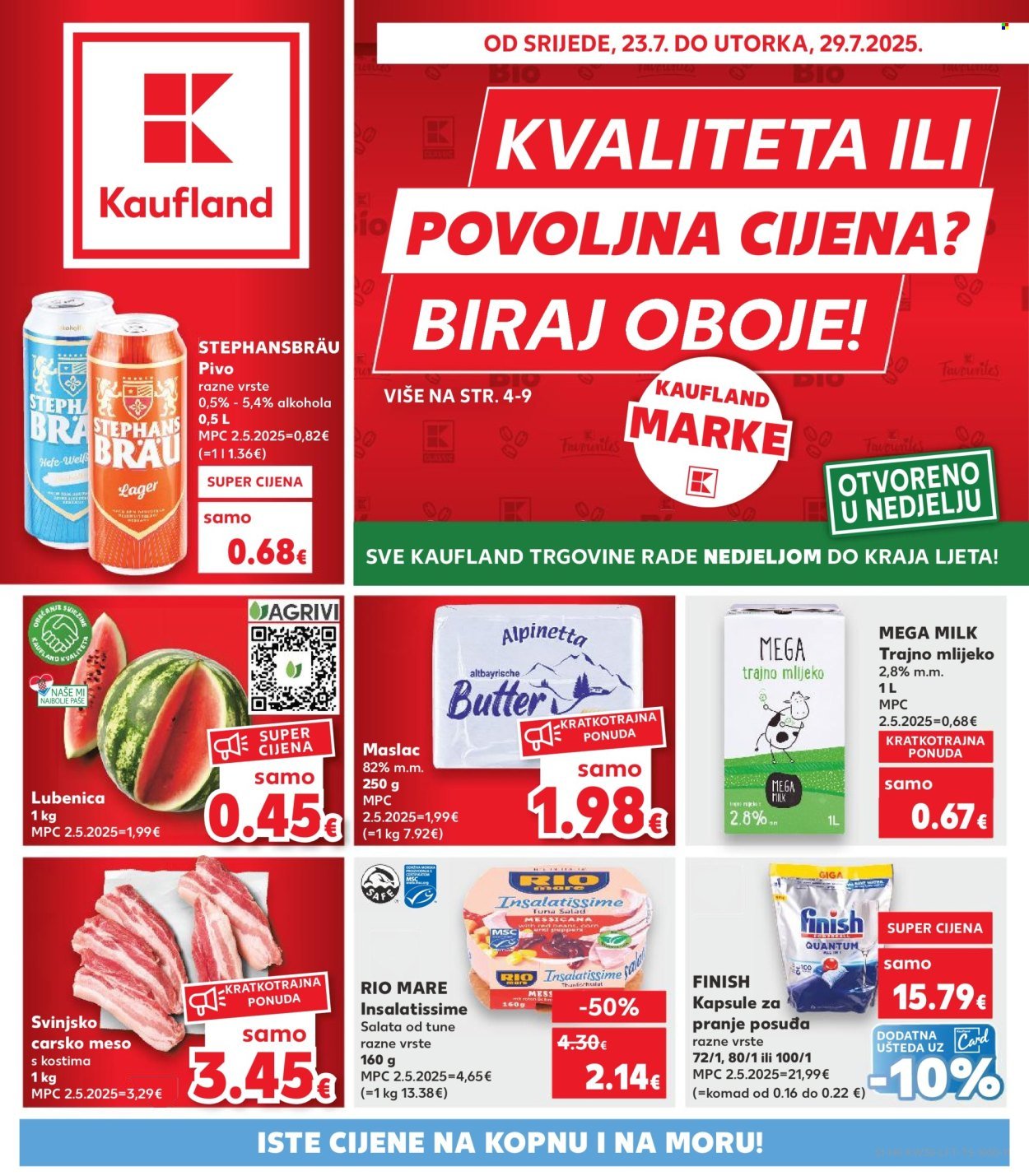 KAUFLAND katalog - Od srijede 23.07.2025.