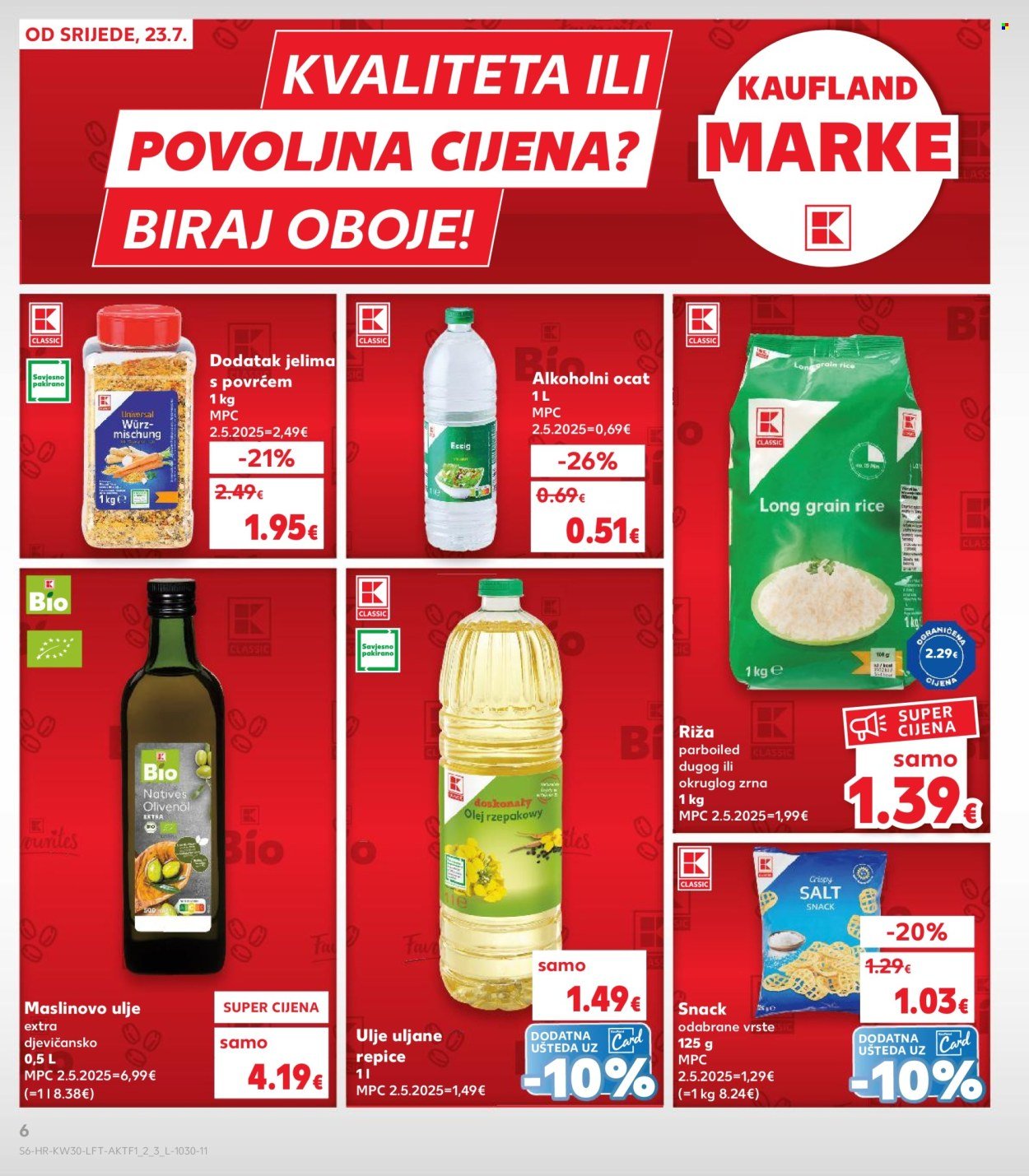KAUFLAND katalog - Od srijede 23.07.2025.