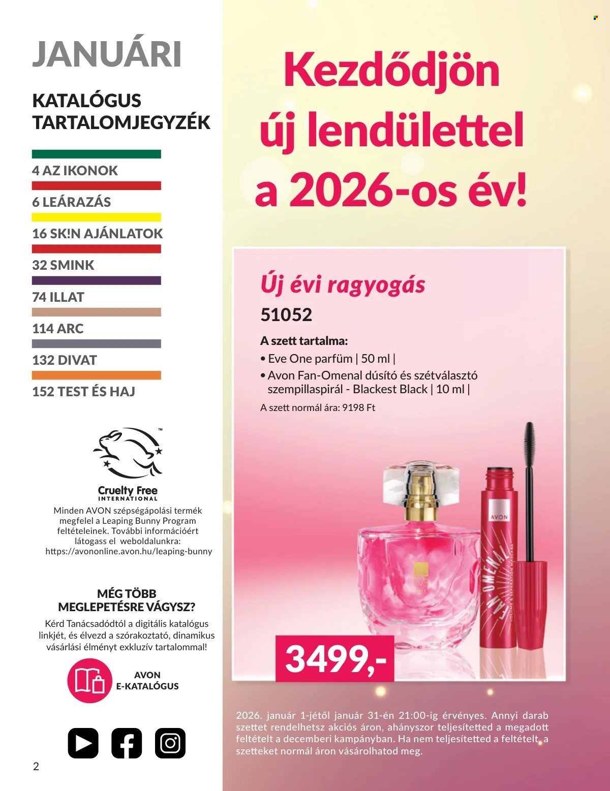 Avon akciós újság 2026.01.01 - 2026.01.31 | Minden Akció (2026-01-01 - 2026-01-31)