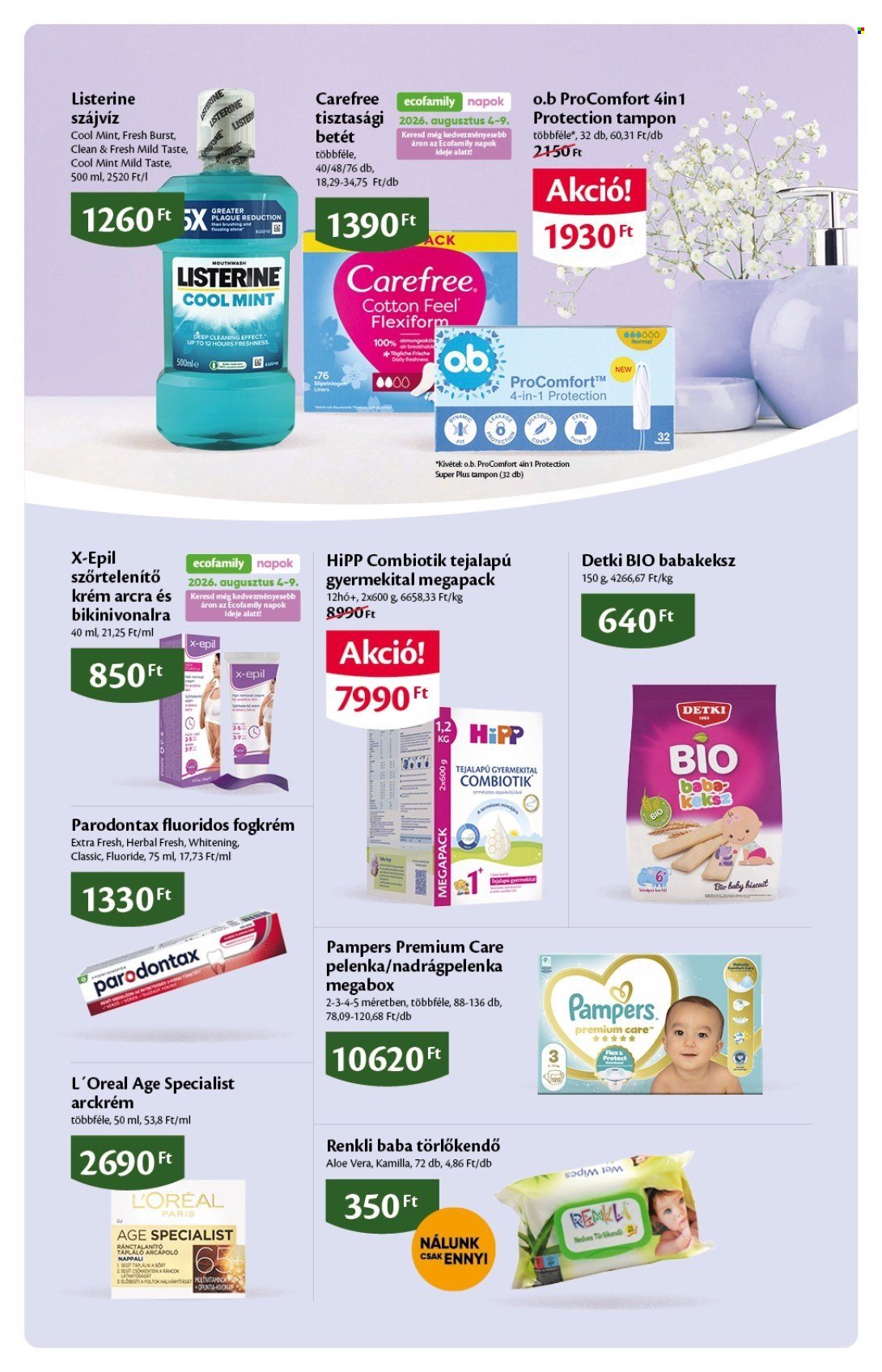 EcoFamily akciós újság 2026.08.06 - 2026.08.16 | Minden Akció