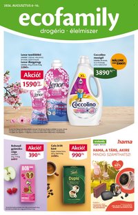 EcoFamily akciós újság 2026.08.06 - 2026.08.16 | Minden Akció