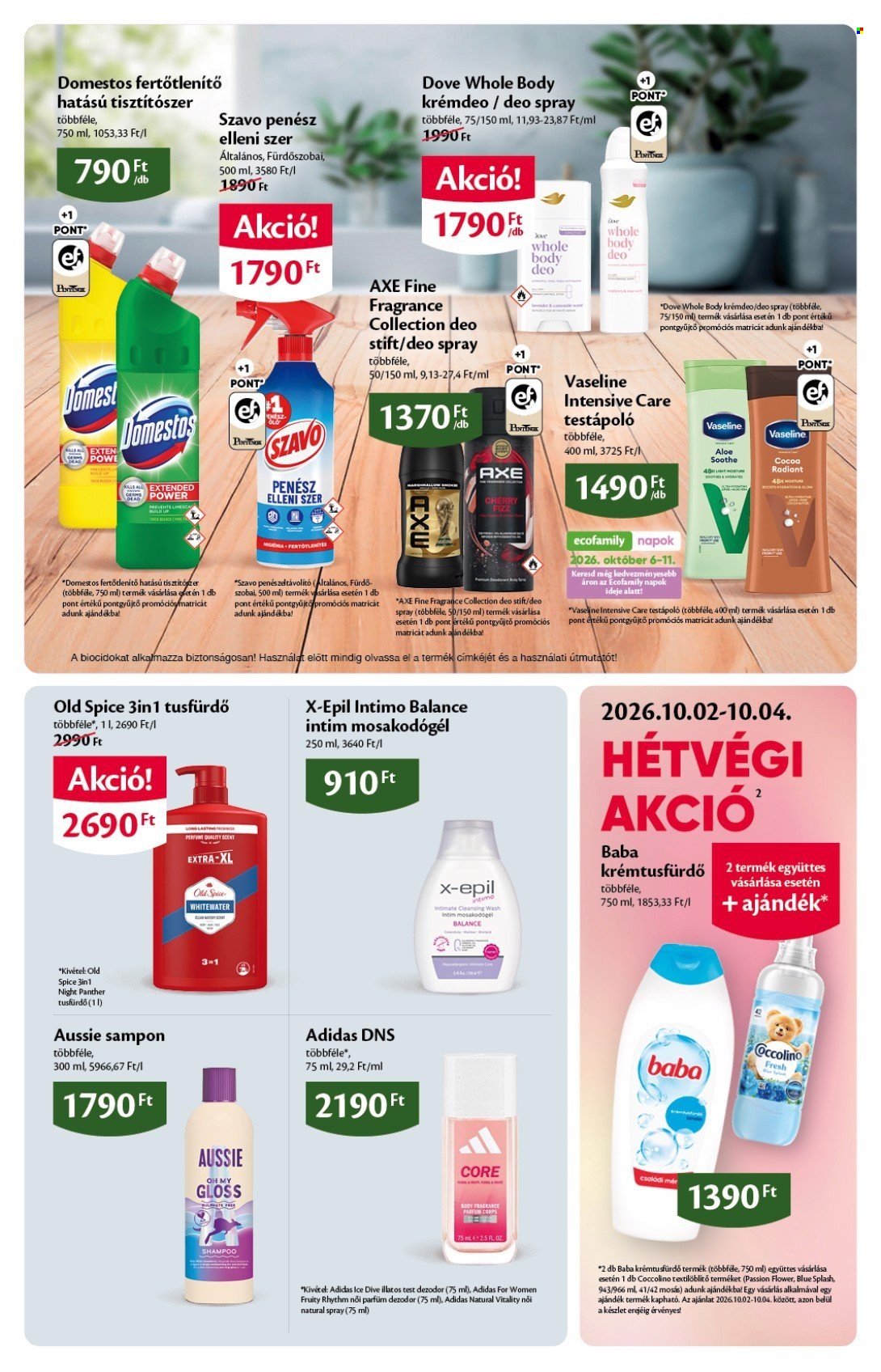 EcoFamily akciós újság 2026.10.01 - 2026.10.11 | Minden Akció