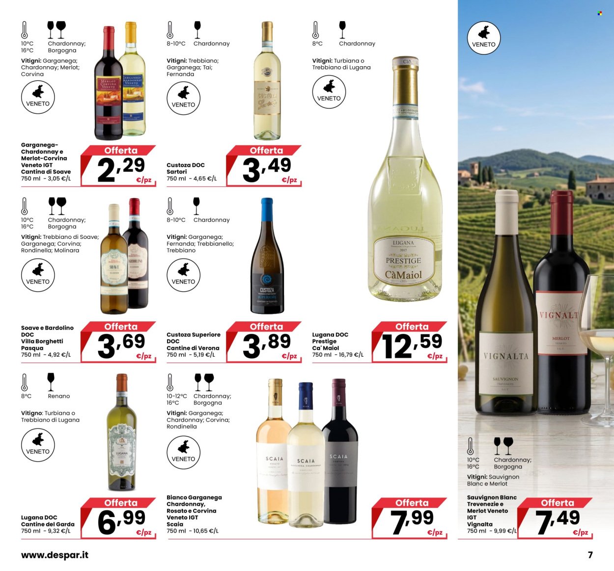 Volantino INTERSPAR - Catalogo Vini: Per brindare alla bella stagione