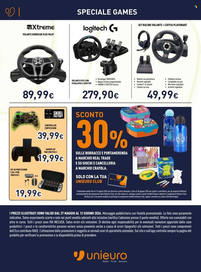 Volantino UNIEURO - Speciale Games