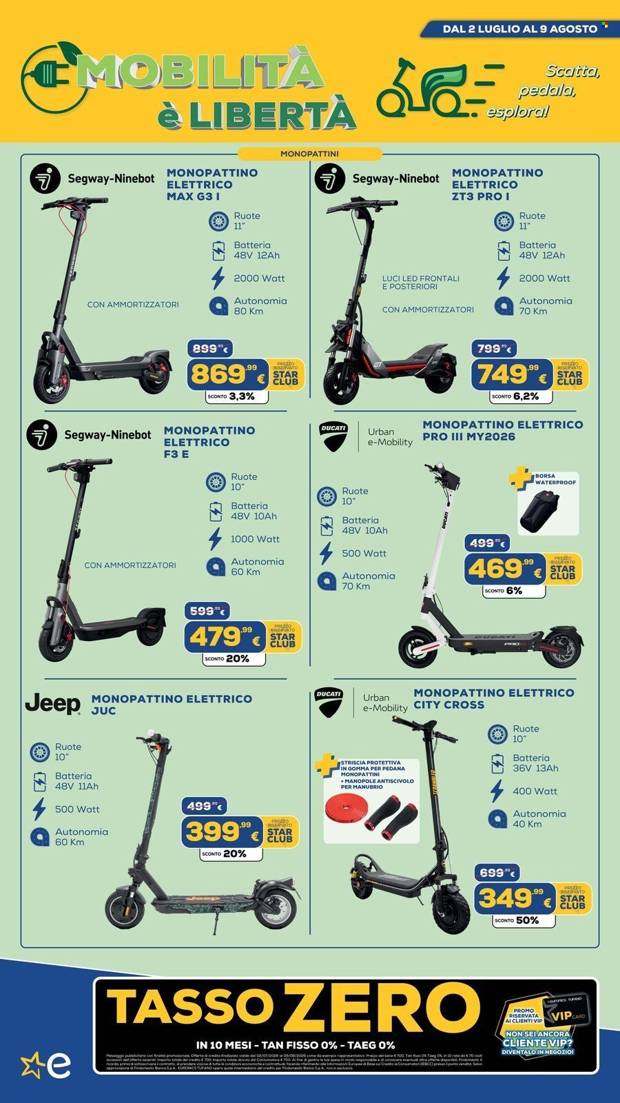 Volantino EURONICS - Mobilità è libertà