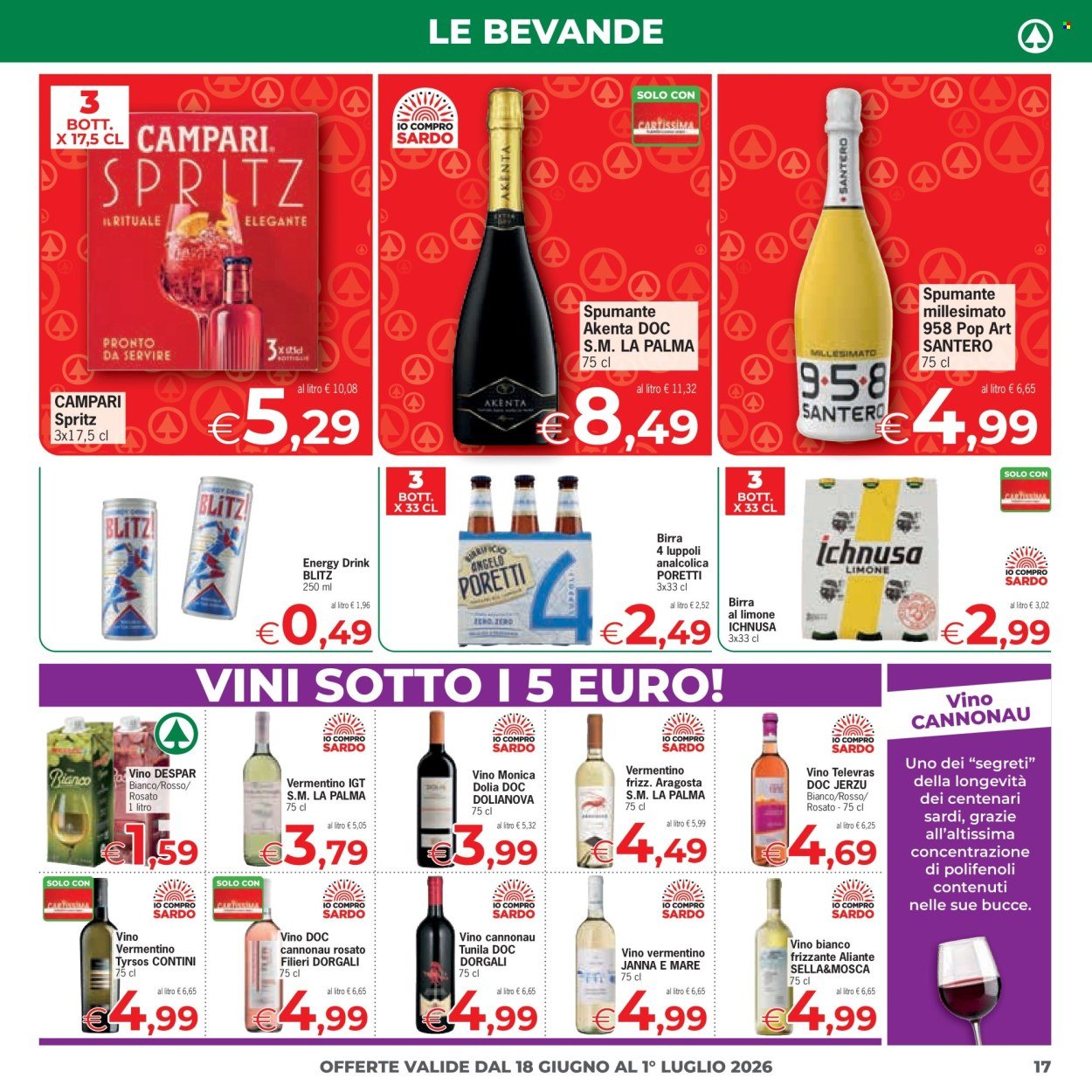 Volantino EUROSPAR - Da giovedì 18 giugno 2026