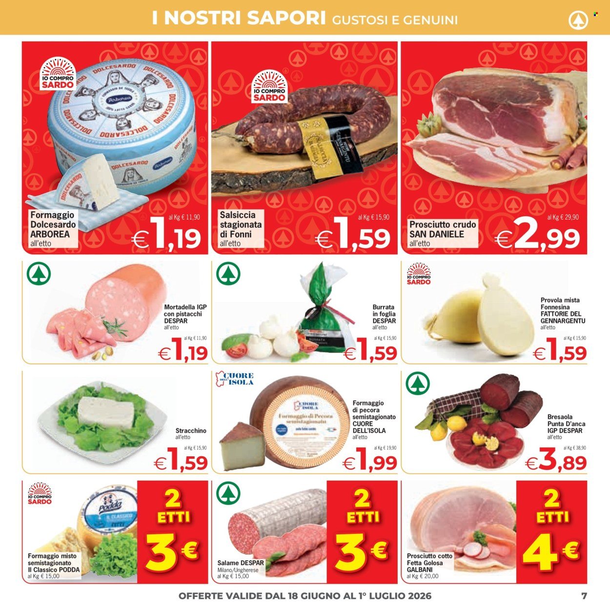Volantino EUROSPAR - Da giovedì 18 giugno 2026