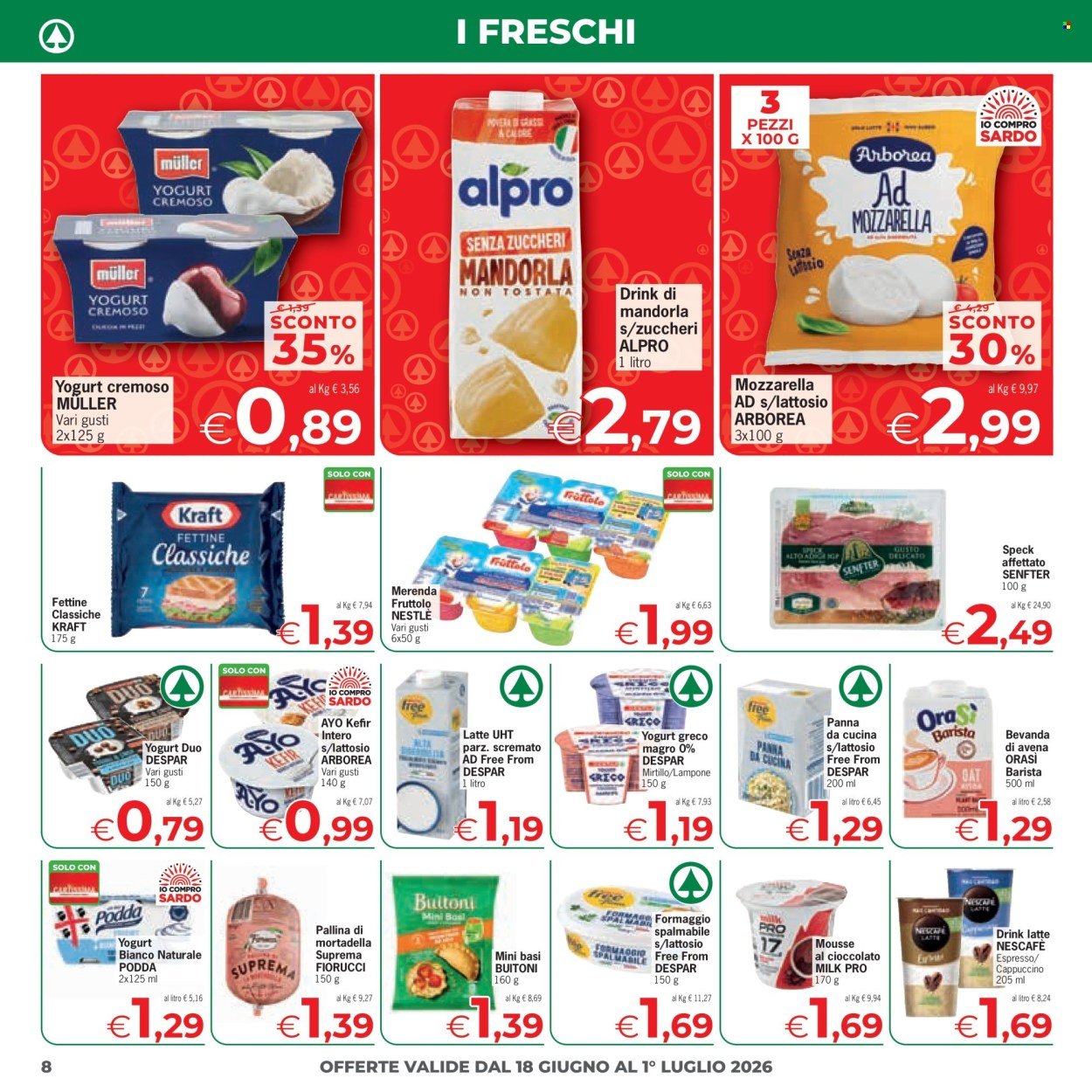 Volantino EUROSPAR - Da giovedì 18 giugno 2026