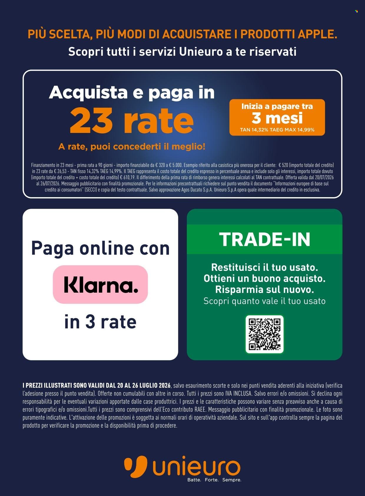 Volantino UNIEURO - Speciale Apple