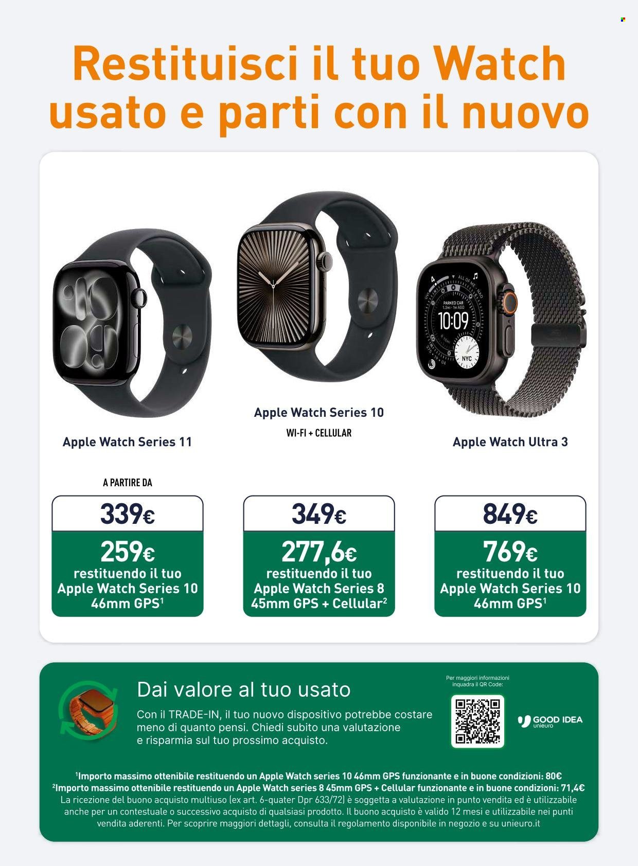 Volantino UNIEURO - Speciale Apple