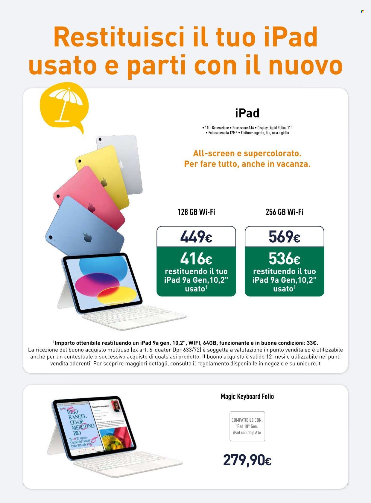 Volantino UNIEURO - Speciale Apple