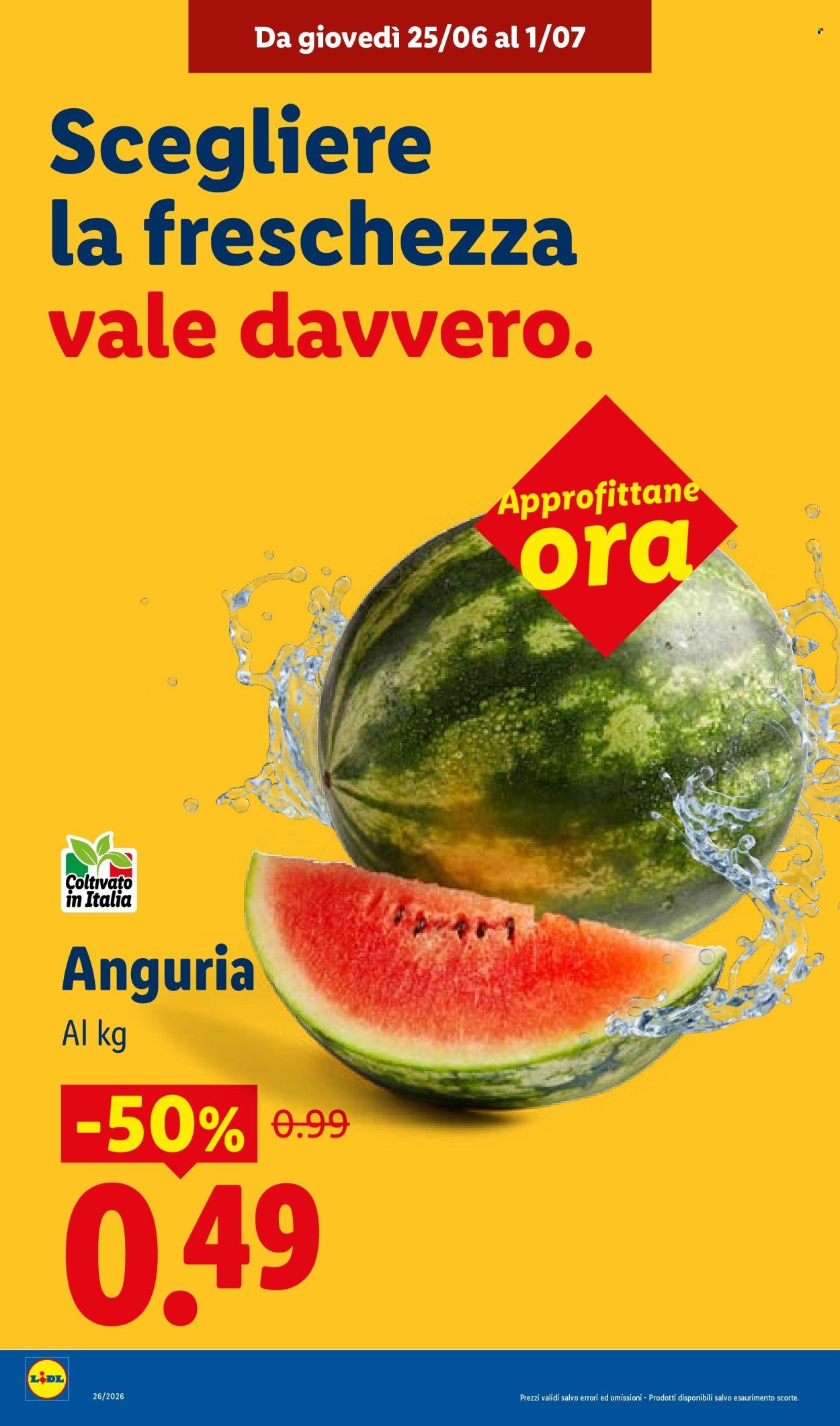 Volantino LIDL - L'estate del risparmio