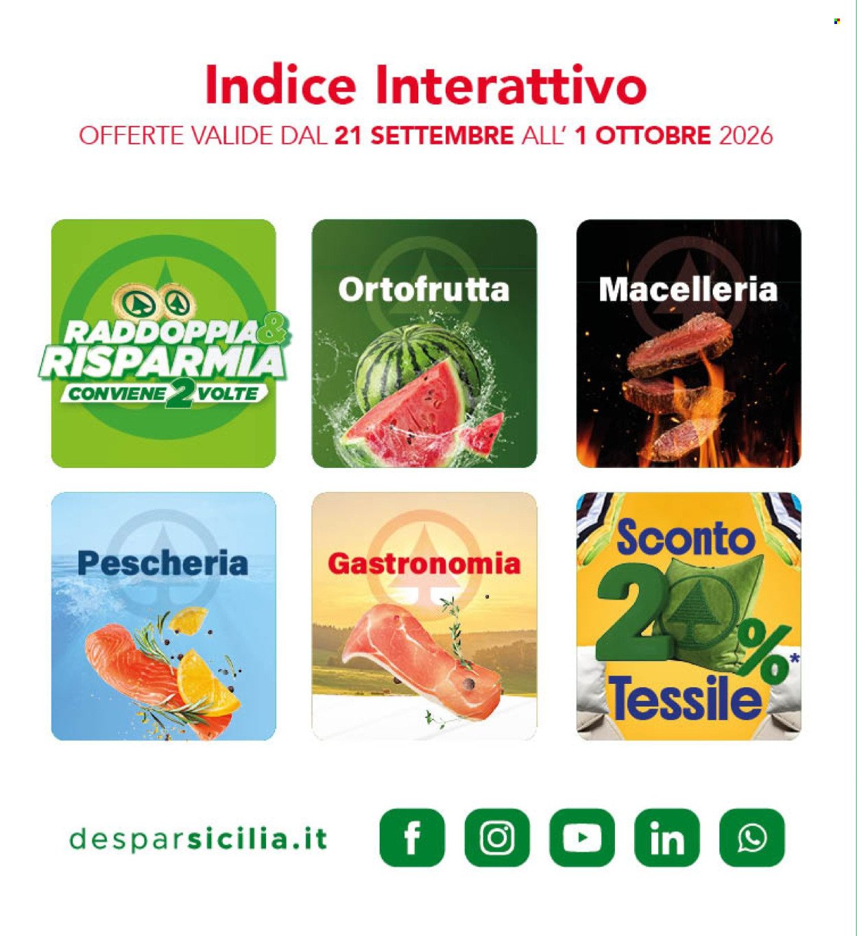 Volantino EUROSPAR - Da lunedì 21 settembre 2026