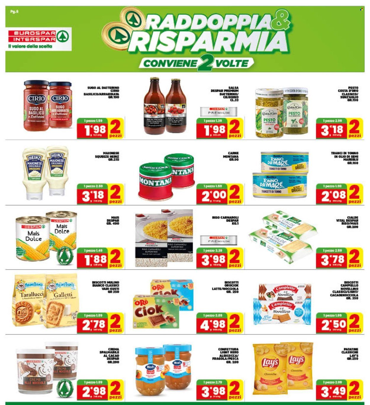 Volantino EUROSPAR - Da lunedì 21 settembre 2026