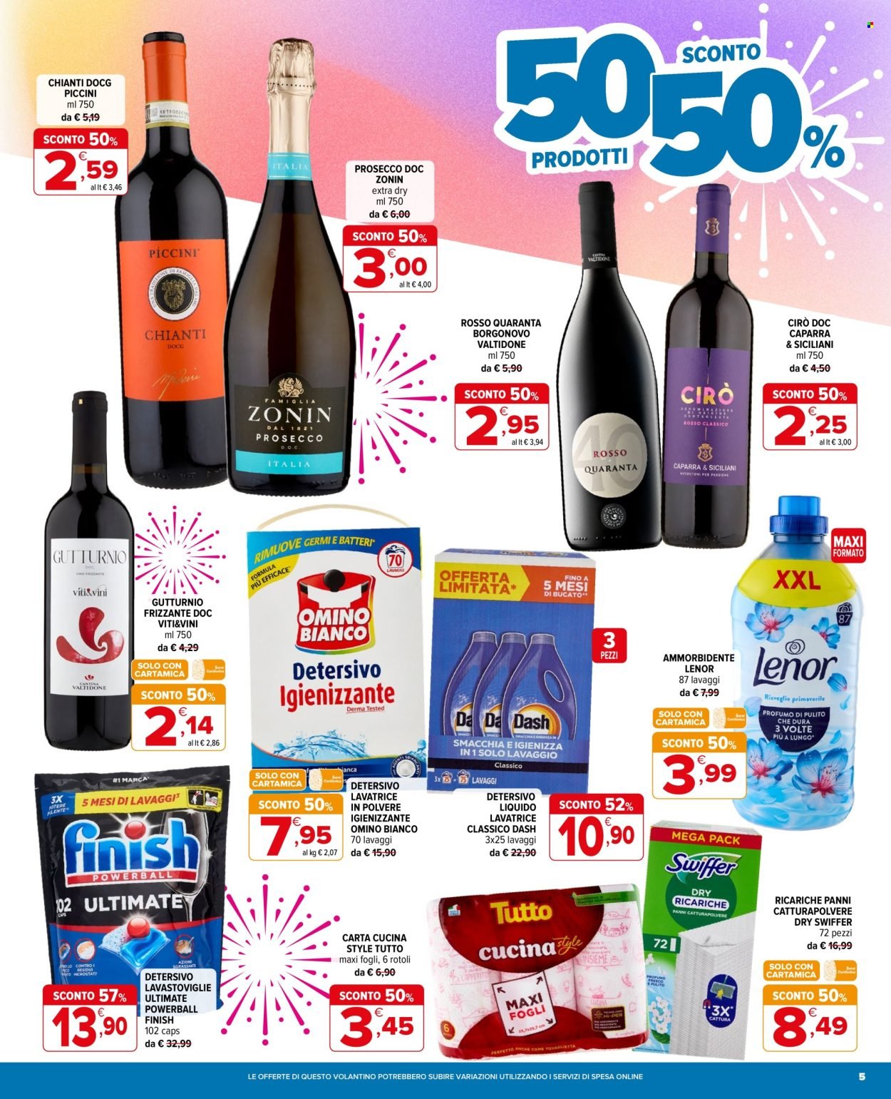 Volantino IPERAL - 50 prodotti al 50%