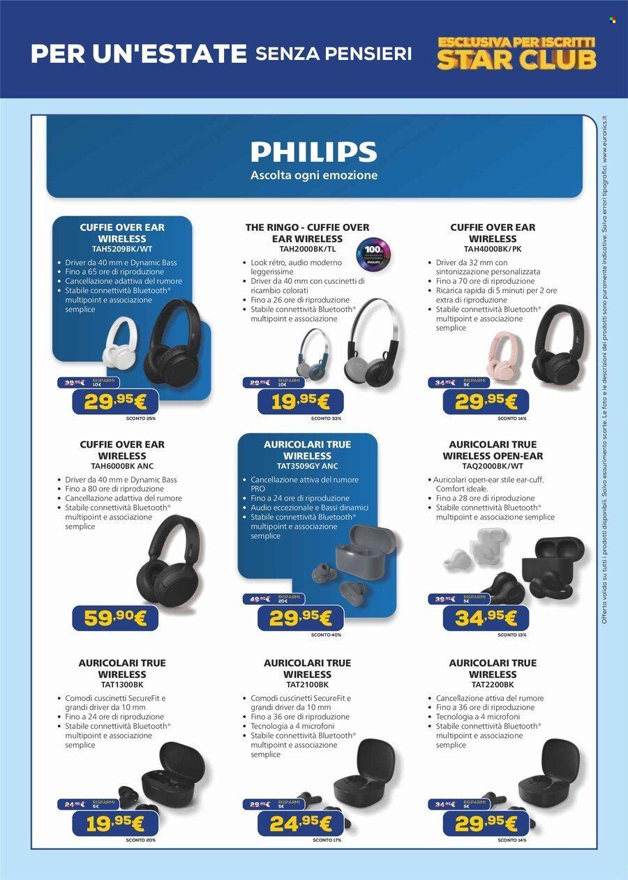 Volantino EURONICS - Catalogo Accessori Estate