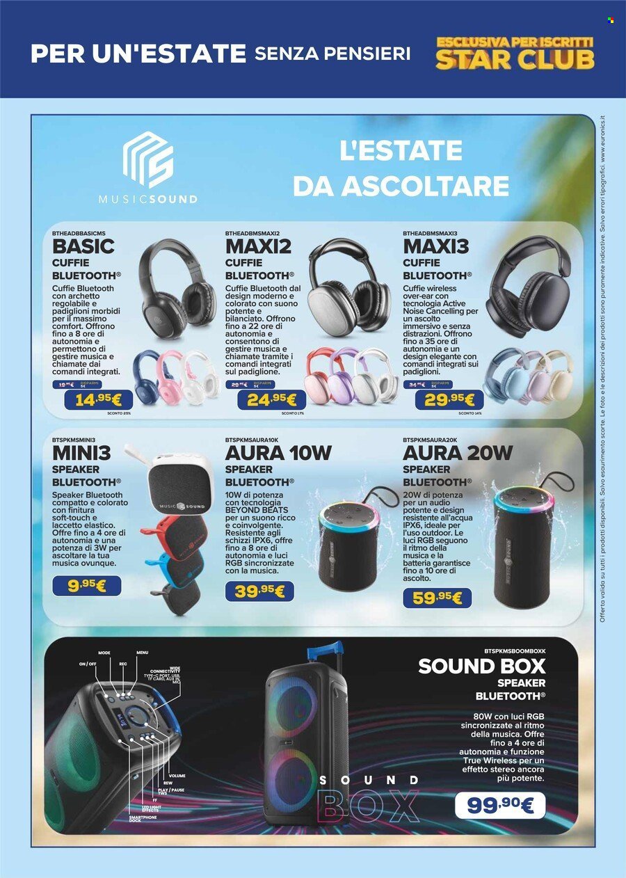 Volantino EURONICS - Catalogo Accessori Estate
