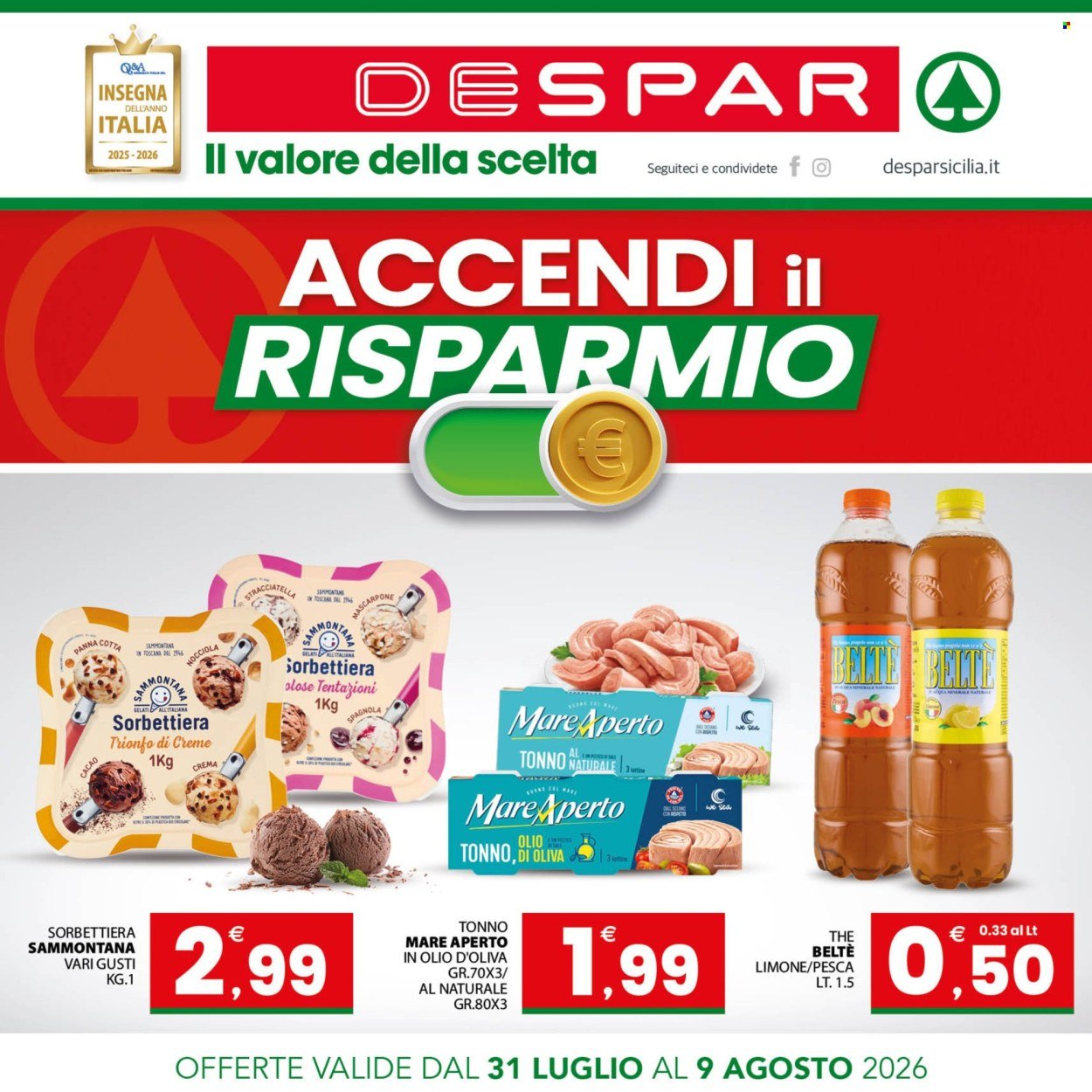 Volantino DESPAR - Da venerdì 31 luglio 2026