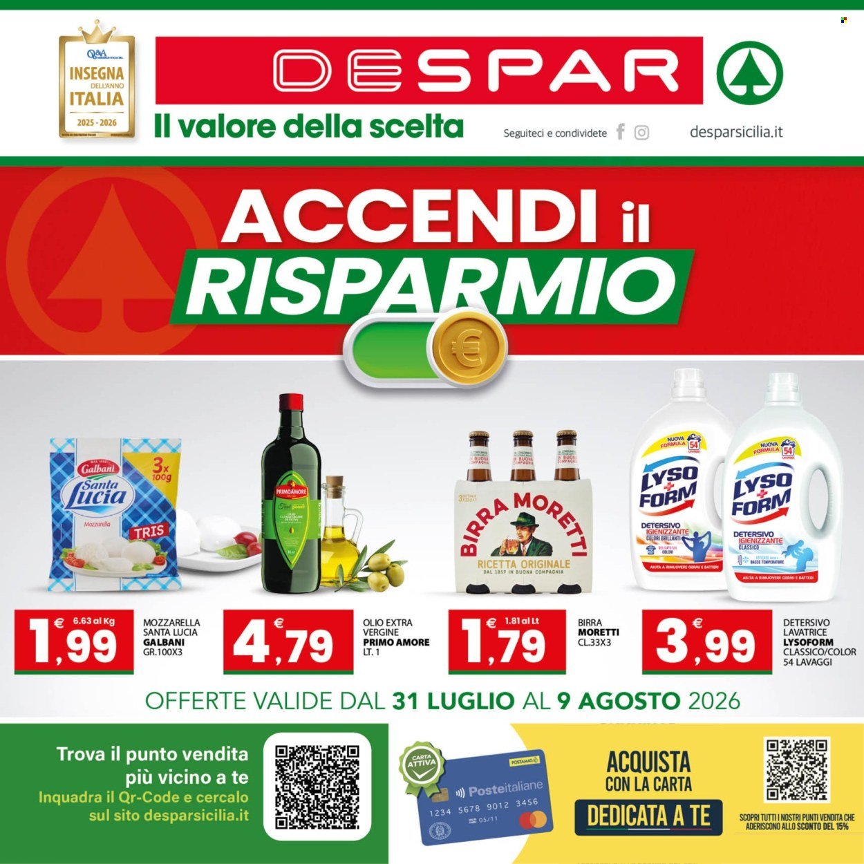 Volantino DESPAR - Da venerdì 31 luglio 2026