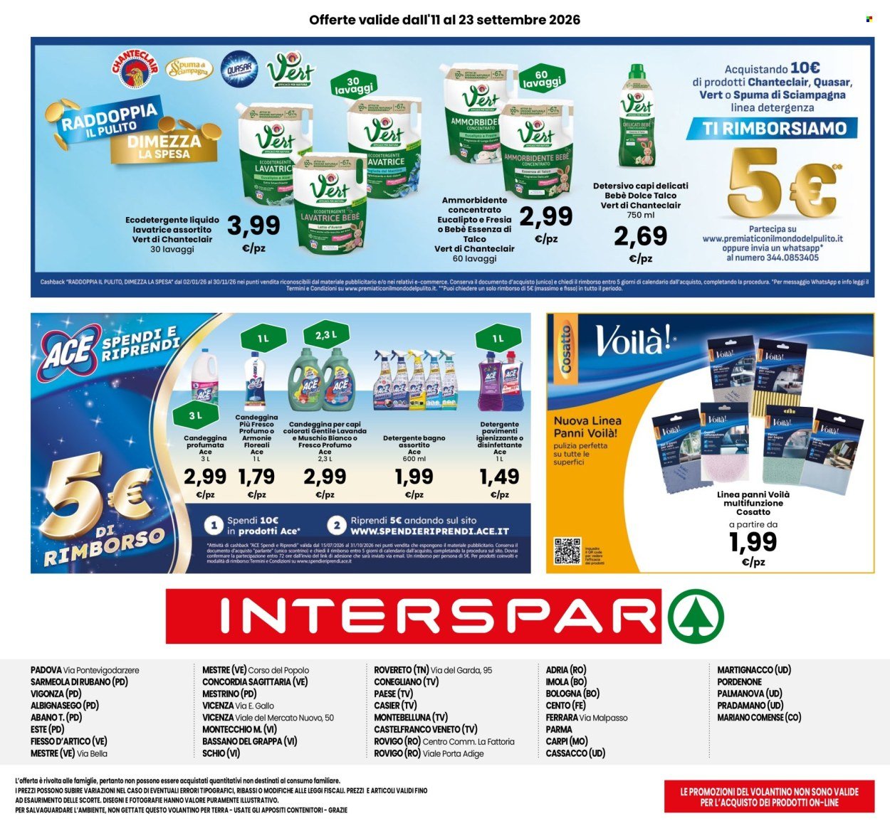Volantino INTERSPAR - Super Offerte sulle Grandi Marche