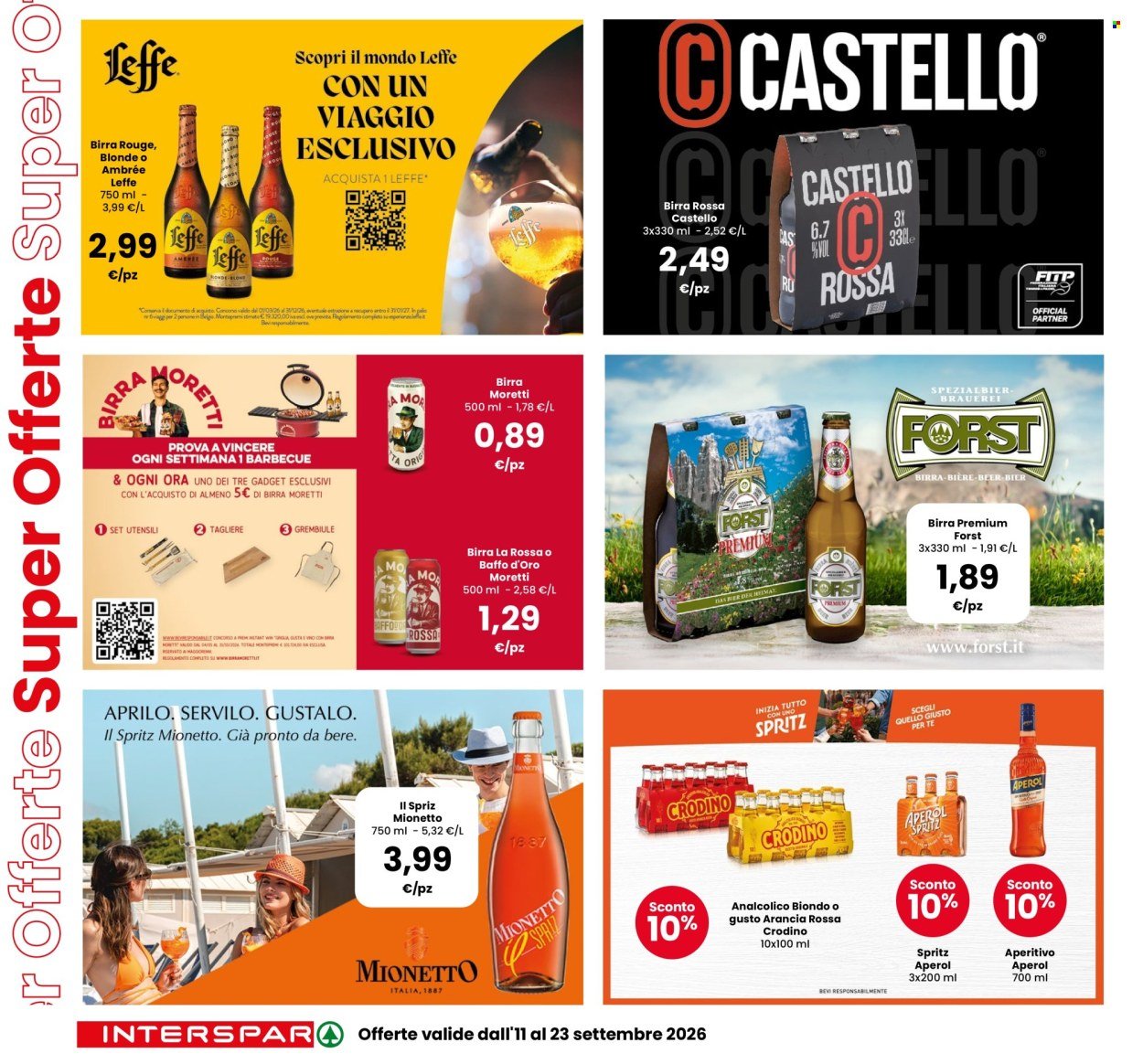 Volantino INTERSPAR - Super Offerte sulle Grandi Marche