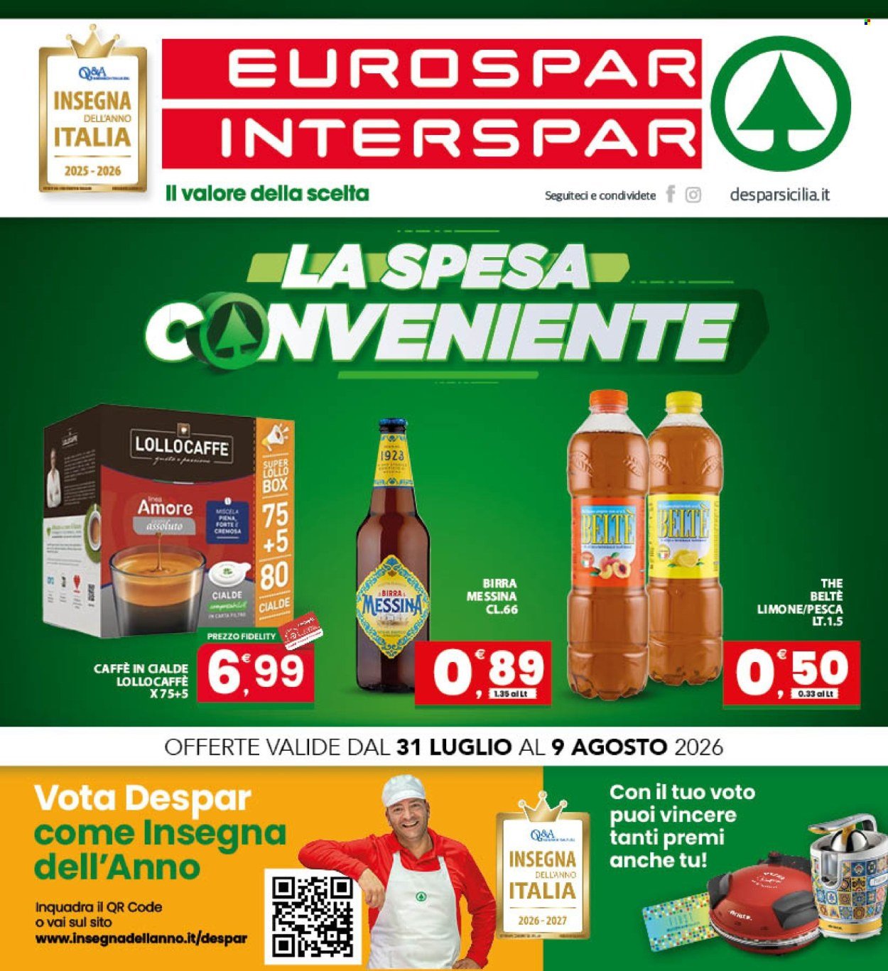 Volantino EUROSPAR - Da venerdì 31 luglio 2026