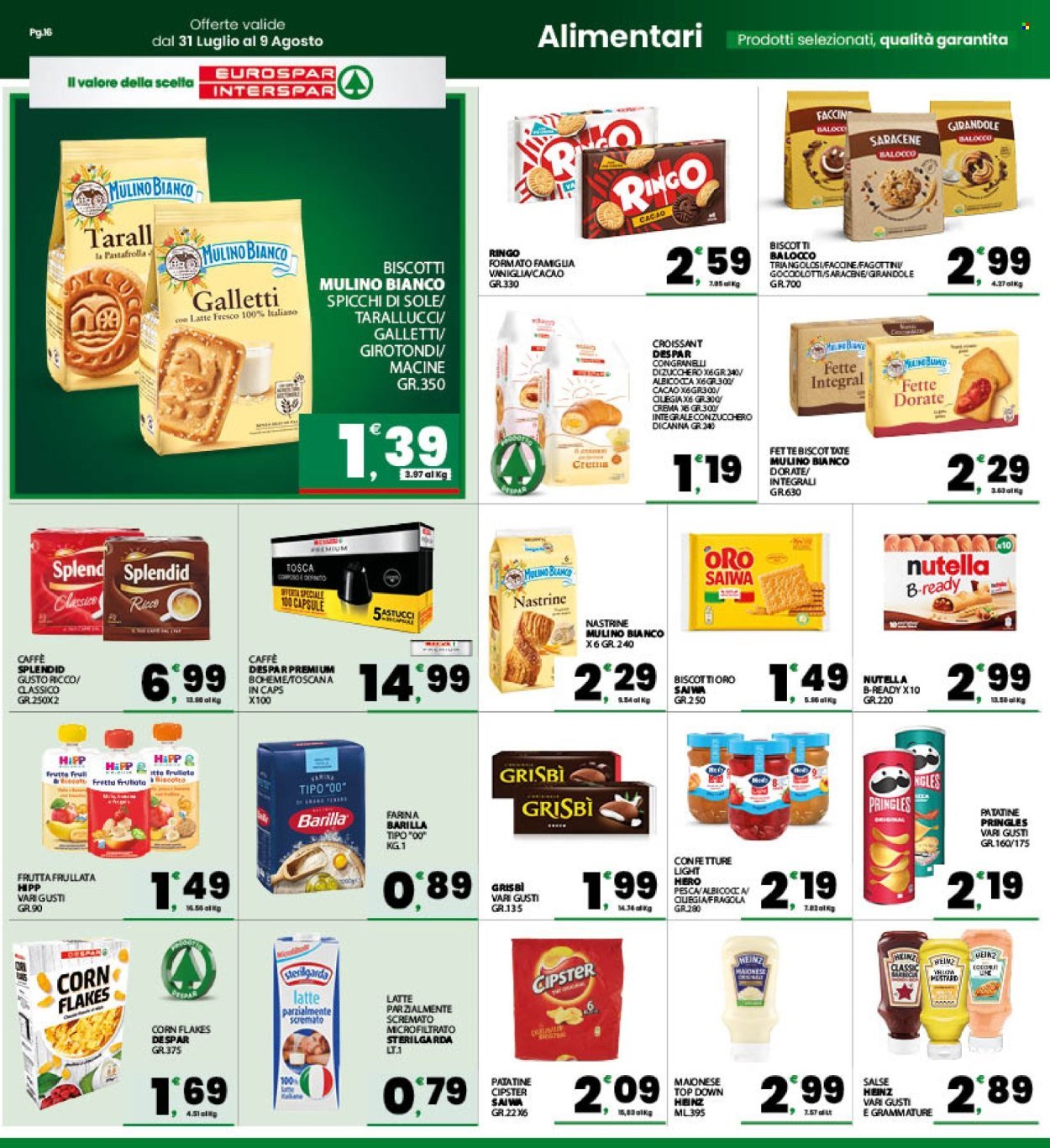 Volantino EUROSPAR - Da venerdì 31 luglio 2026