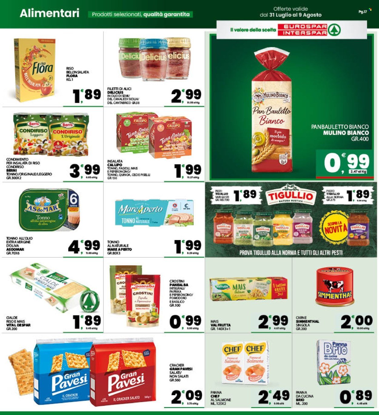 Volantino EUROSPAR - Da venerdì 31 luglio 2026