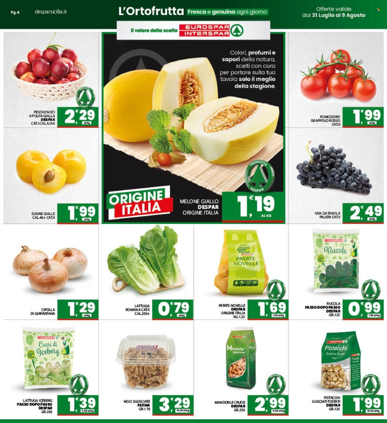Volantino EUROSPAR - Da venerdì 31 luglio 2026
