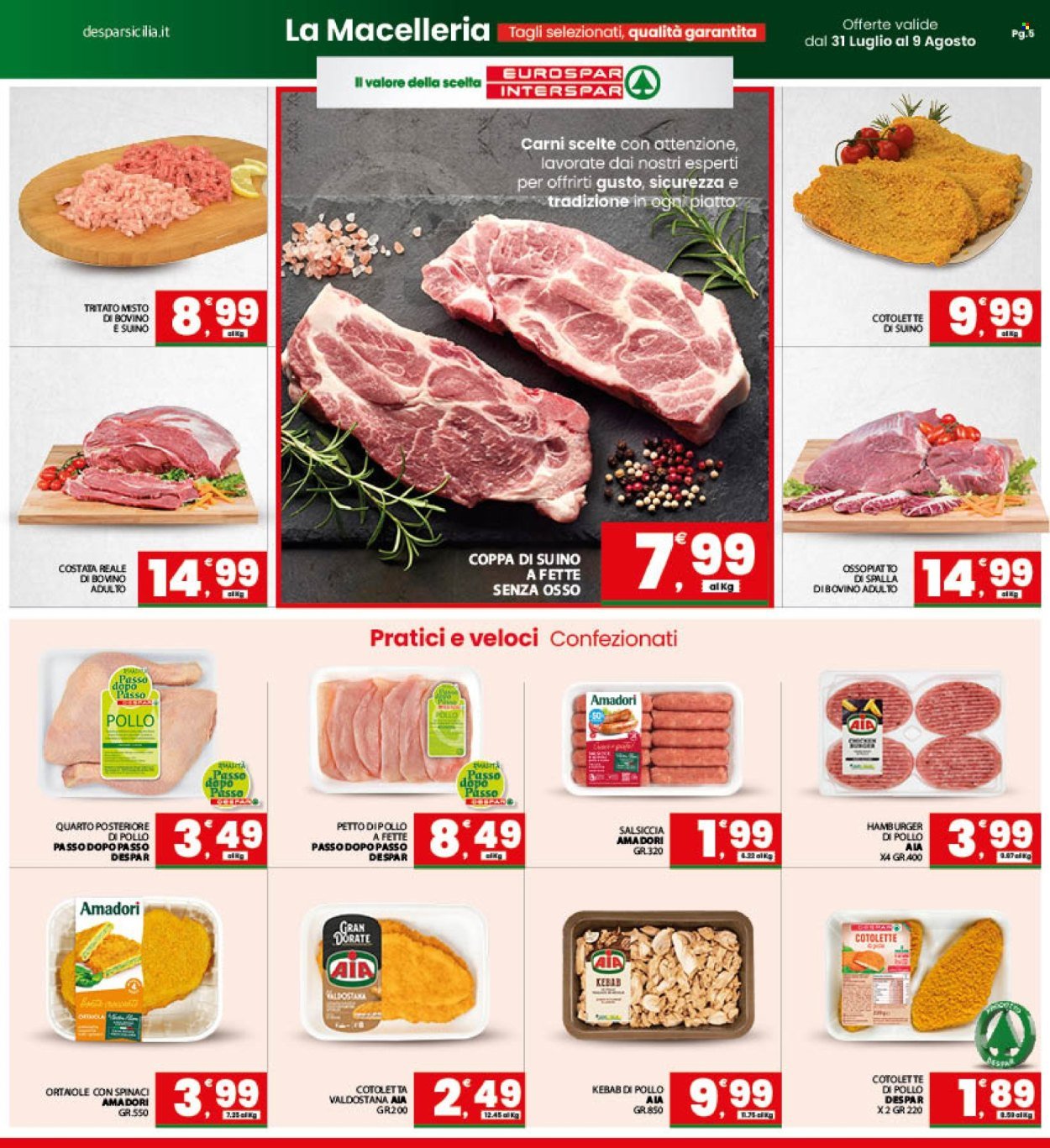 Volantino EUROSPAR - Da venerdì 31 luglio 2026