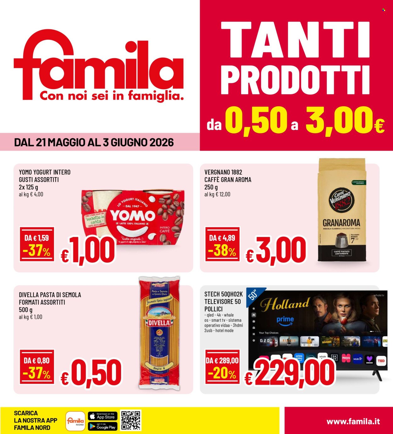 Volantino FAMILA - TANTI PRODOTTI DA 0,50 A 3,00 € (2026-05-21 - 2026-06-03)