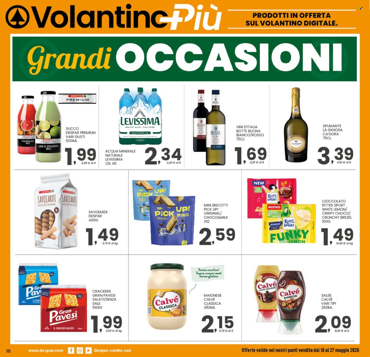 Volantino DESPAR - Da lunedì 18 2026 (2026-05-18 - 2026-05-27)
