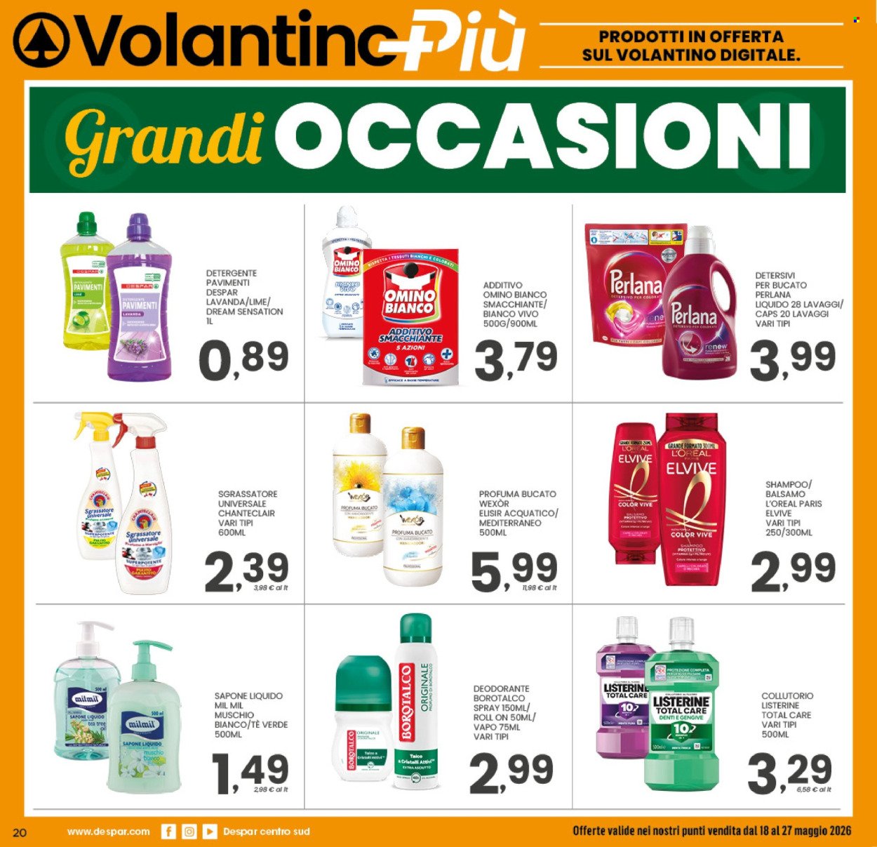 Volantino DESPAR - Da lunedì 18 2026 (2026-05-18 - 2026-05-27)