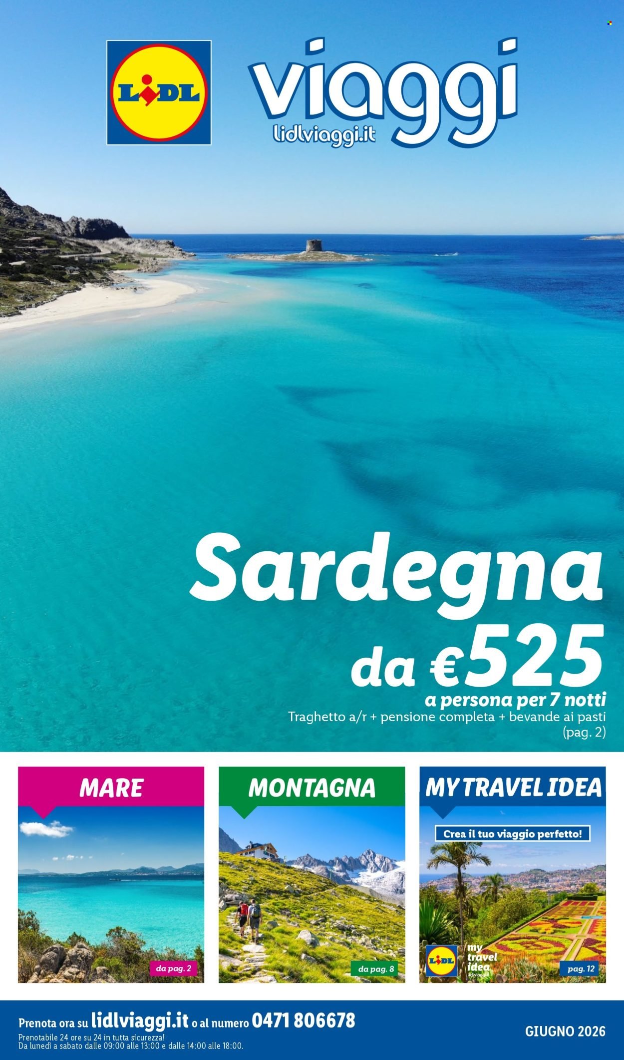 Volantino LIDL - I viaggi del mese