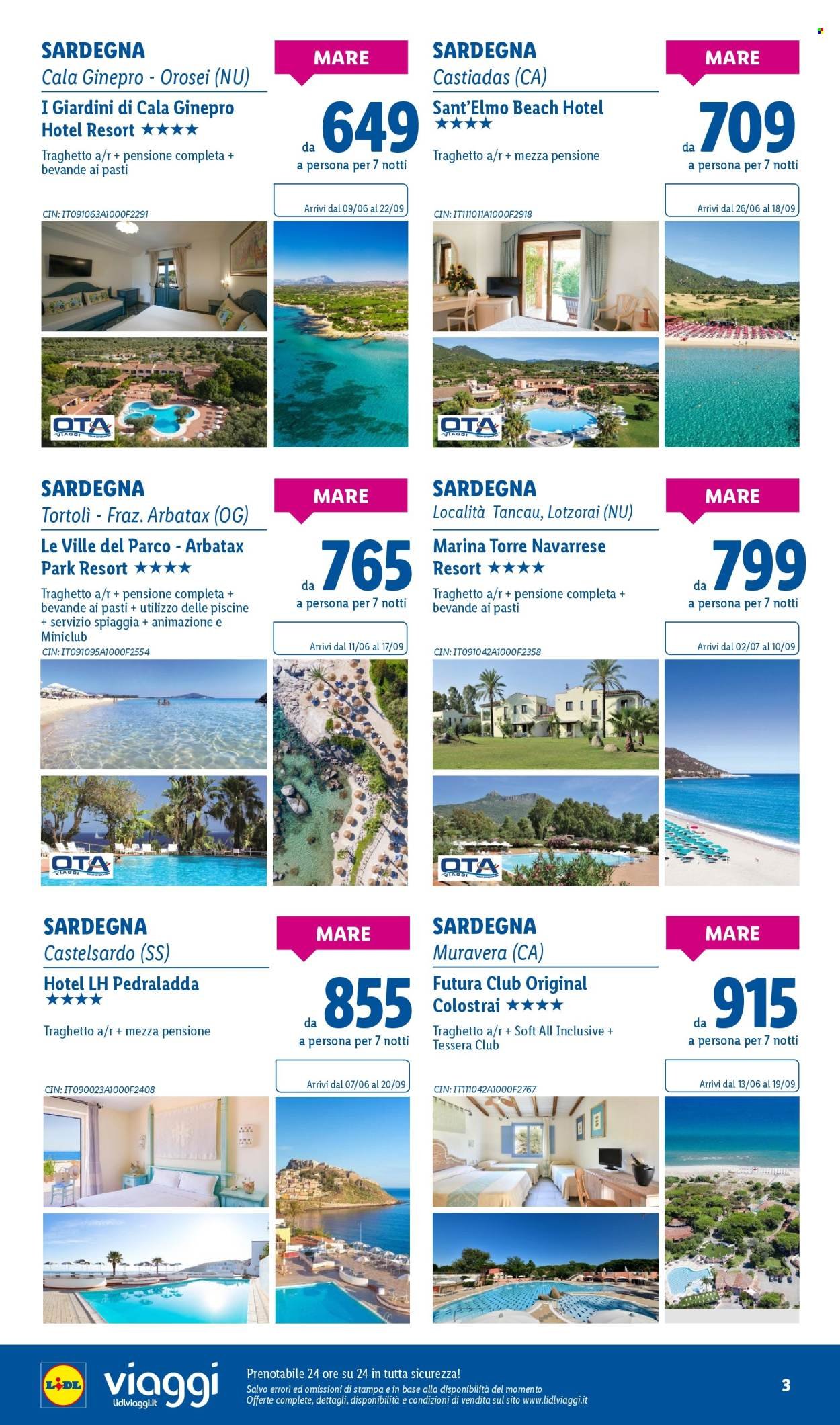 Volantino LIDL - I viaggi del mese