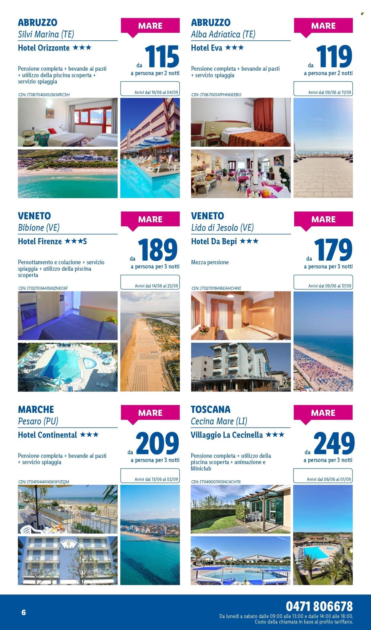 Volantino LIDL - I viaggi del mese