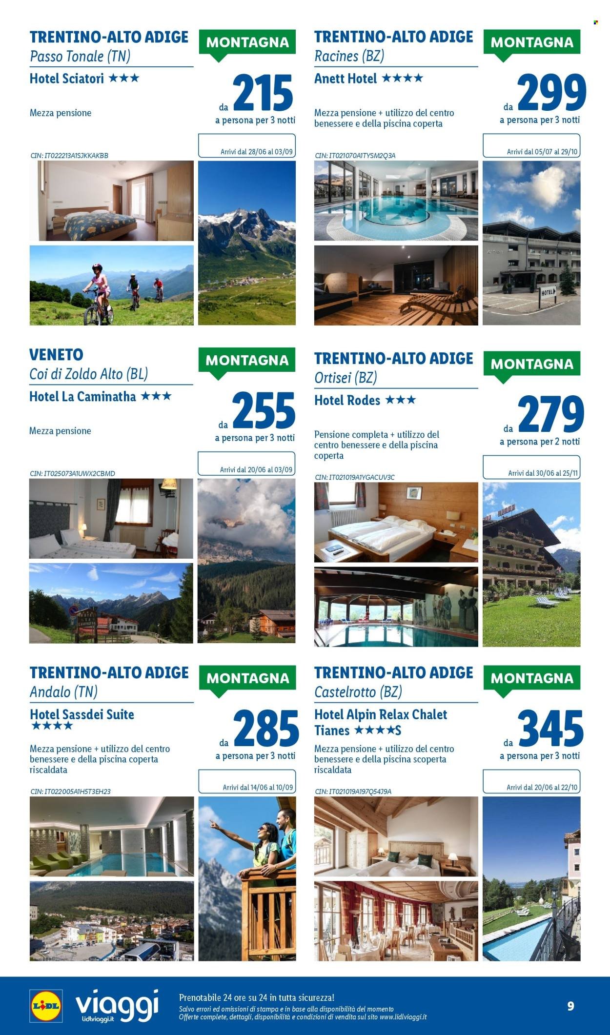 Volantino LIDL - I viaggi del mese