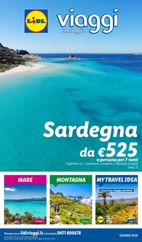 Volantino LIDL - I viaggi del mese