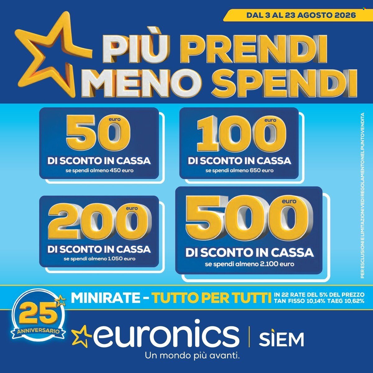Volantino EURONICS - PIU PRENDI MENO SPENDI