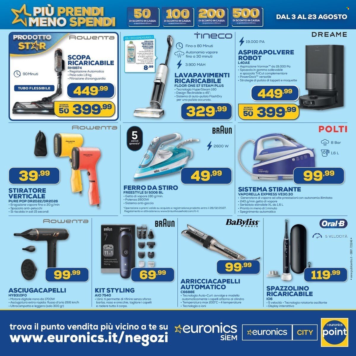 Volantino EURONICS - PIU PRENDI MENO SPENDI