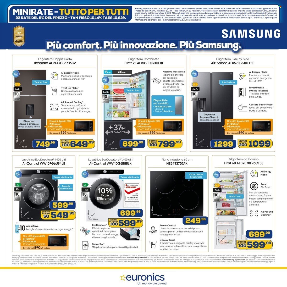 Volantino EURONICS - PIU PRENDI MENO SPENDI