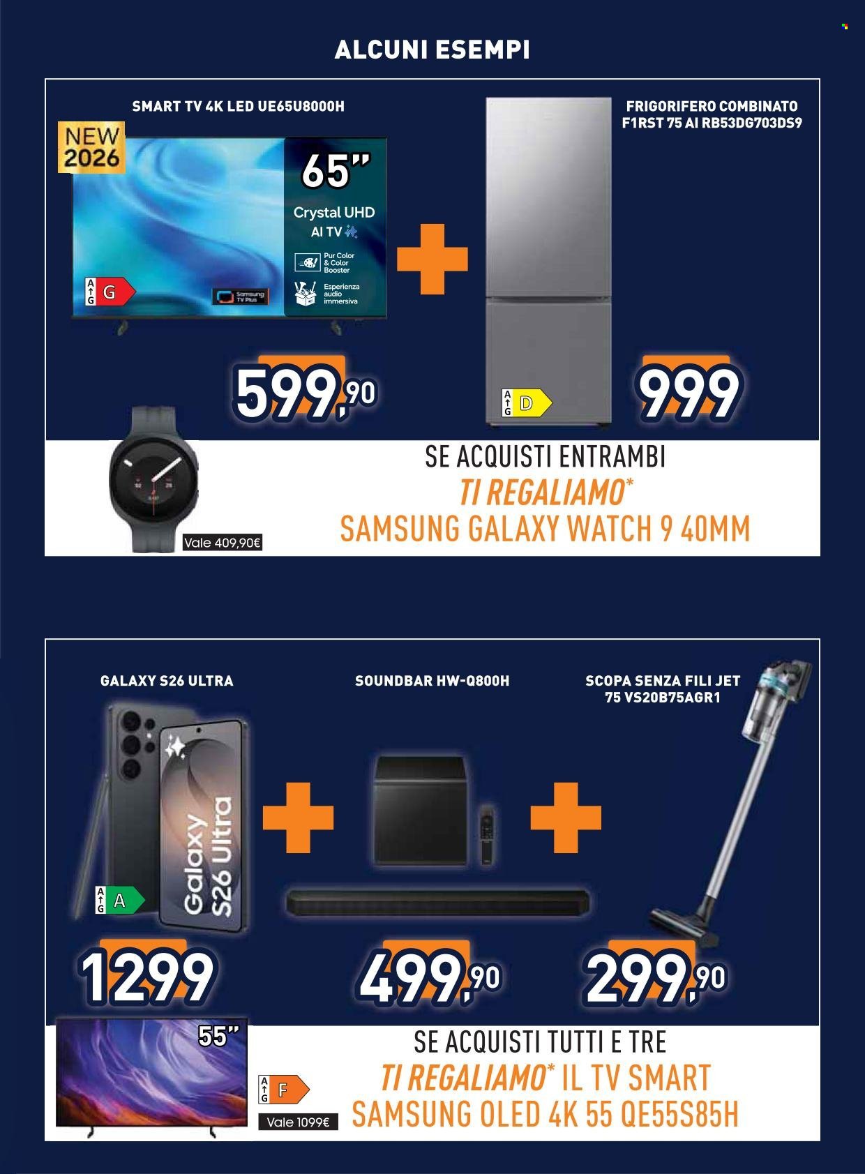 Volantino UNIEURO - Samsung regala Samsung