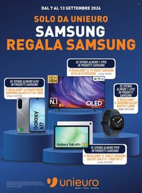 Volantino UNIEURO - Samsung regala Samsung