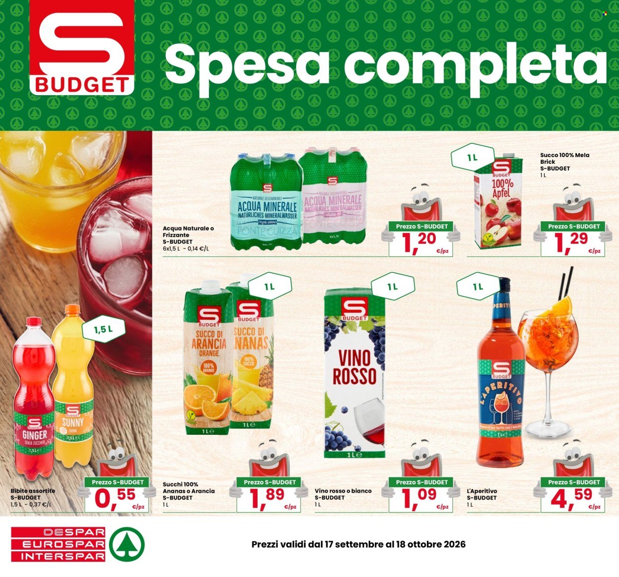 Volantino EUROSPAR - S-Budget