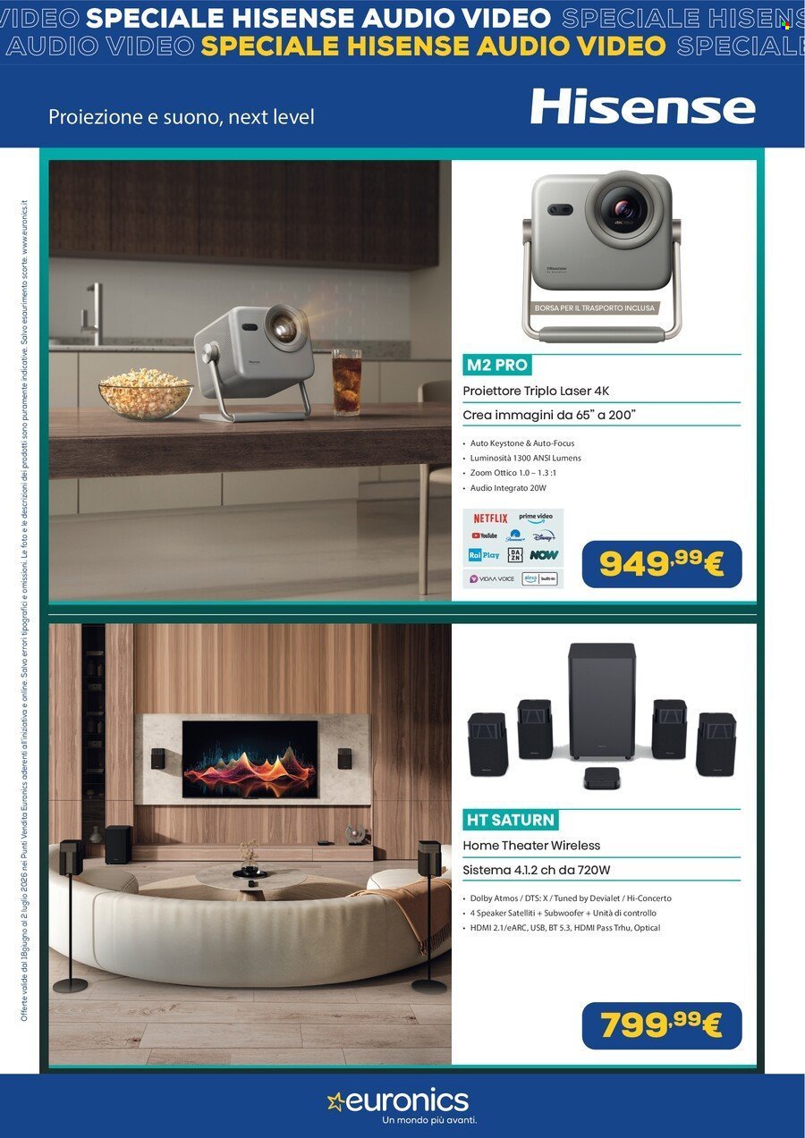 Volantino EURONICS - Speciale Hisense