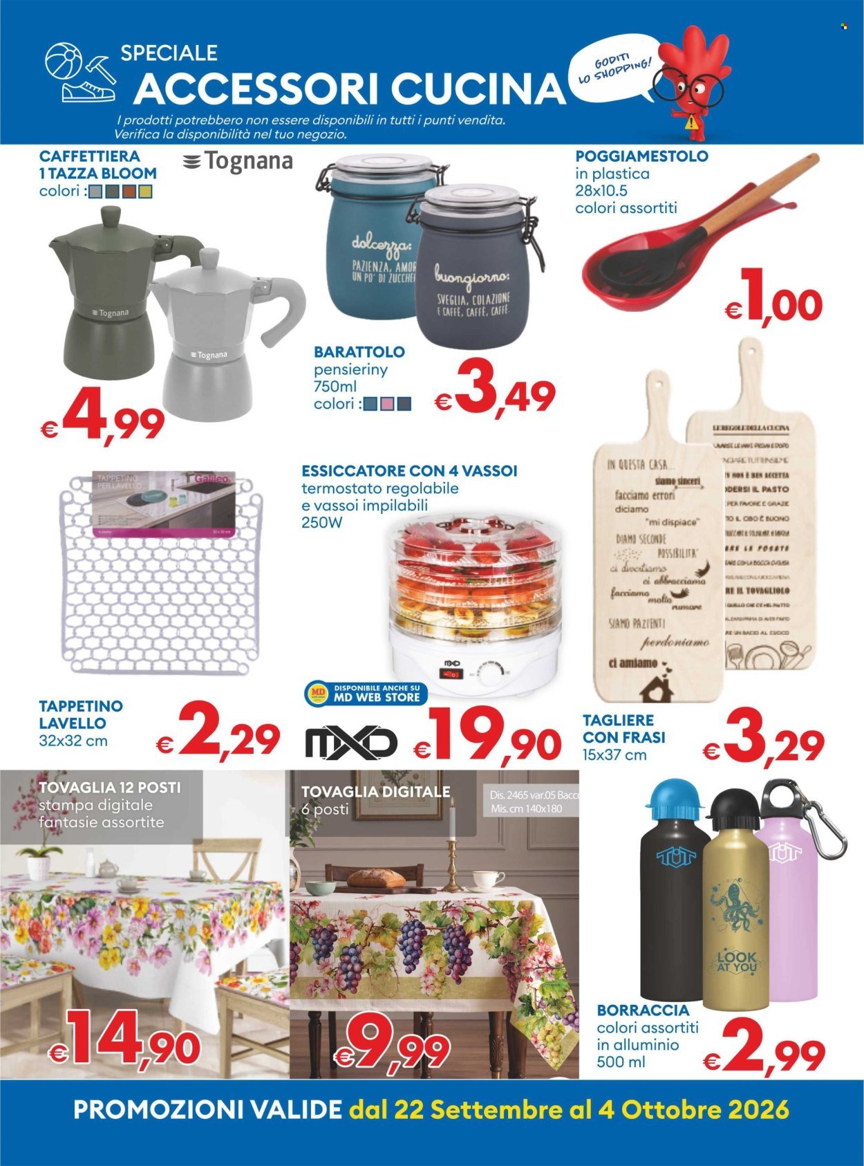 Volantino MD DISCOUNT - Da martedì 22 settembre 2026