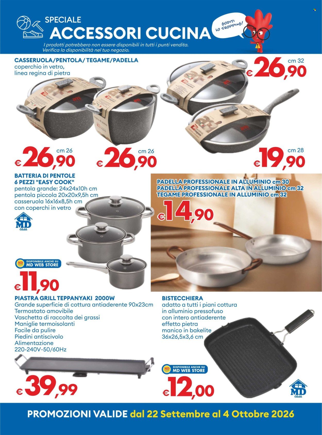 Volantino MD DISCOUNT - Da martedì 22 settembre 2026